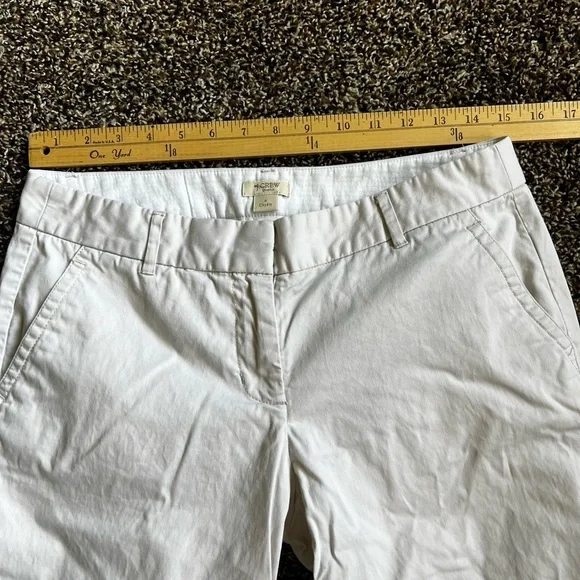 J. Crew White Chino Pants Classic Straight-Leg - Picture 2 of 6